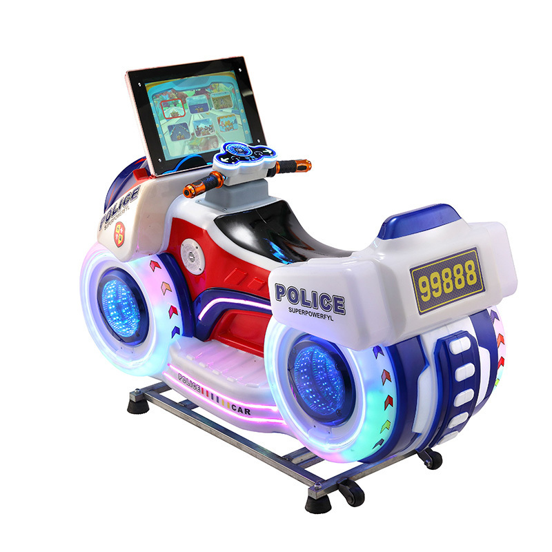 3D Video Game Racing Rocking Car Coin Operated Motorcycle Kiddies Rides