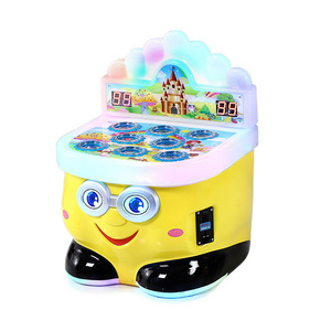 High Quality Kids Coin Operated Arcade Hitting Mouse Hammer Hamster Game Machine