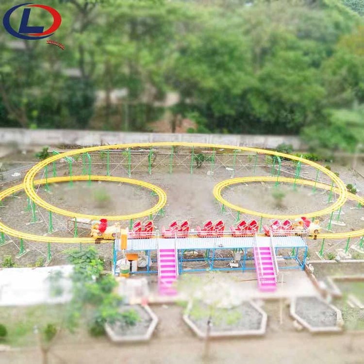 Low Investment High Profit Business Cheap Amusement Park Kiddie Ride Backyard Roller Coaster for sale