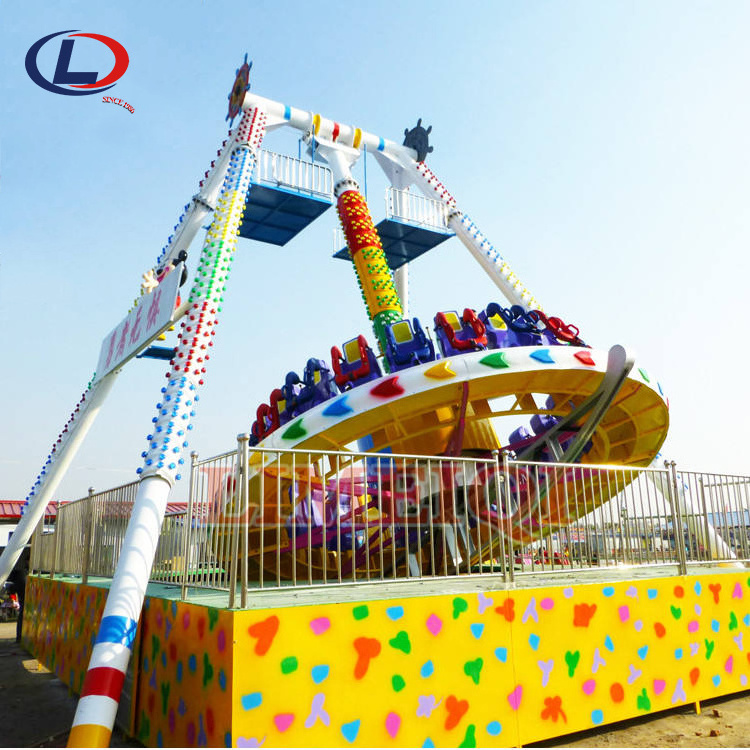 23 Seats Big Play Pendulum Ride Large Meteor Hammer Frisbee Pendulum Swing Rides Outdoor Amusement Equipment