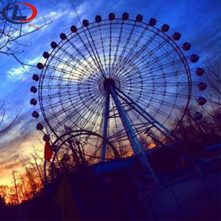 Outdoor Beautiful LED Lighting Adults Children Amusement Park Entertainment Rides Ferris Wheel