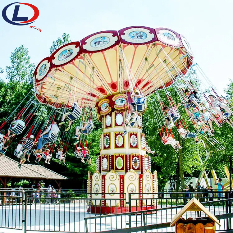 Cheap Marine Animal Amusement Park Super Thrilling Rotating Luxury Flying Chair Swing Rides for Sale