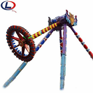 Outdoor Amusement Rides Park Machine Manufacturer Adults Games Swing Hammer Rides Big Frisbee Pendulum for sale