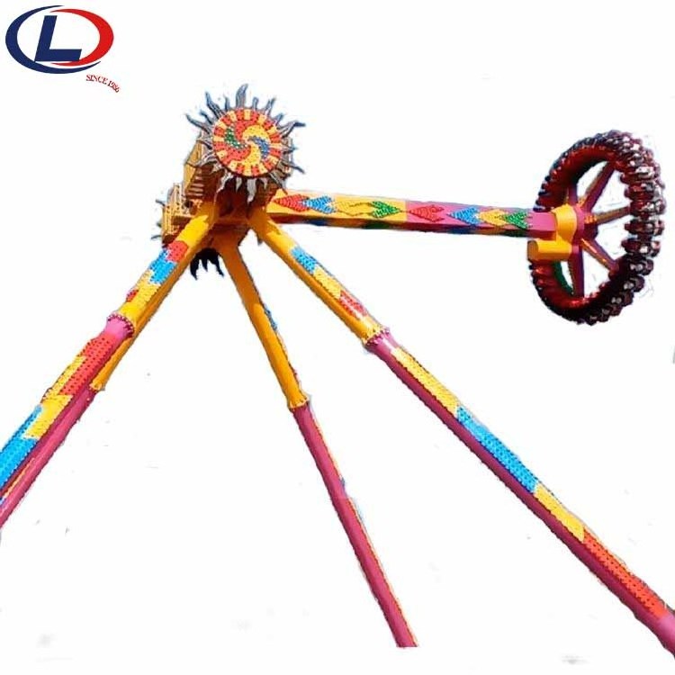 Outdoor Amusement Rides Park Machine Manufacturer Adults Games Swing Hammer Rides Big Frisbee Pendulum for sale