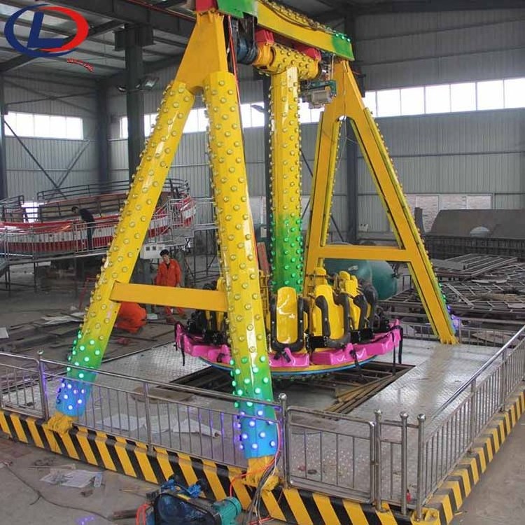 Fun Park Game Machine Amusement Kids Rides 6 Seats Mini Small Swing Pendulum Hammer Rides for Sale