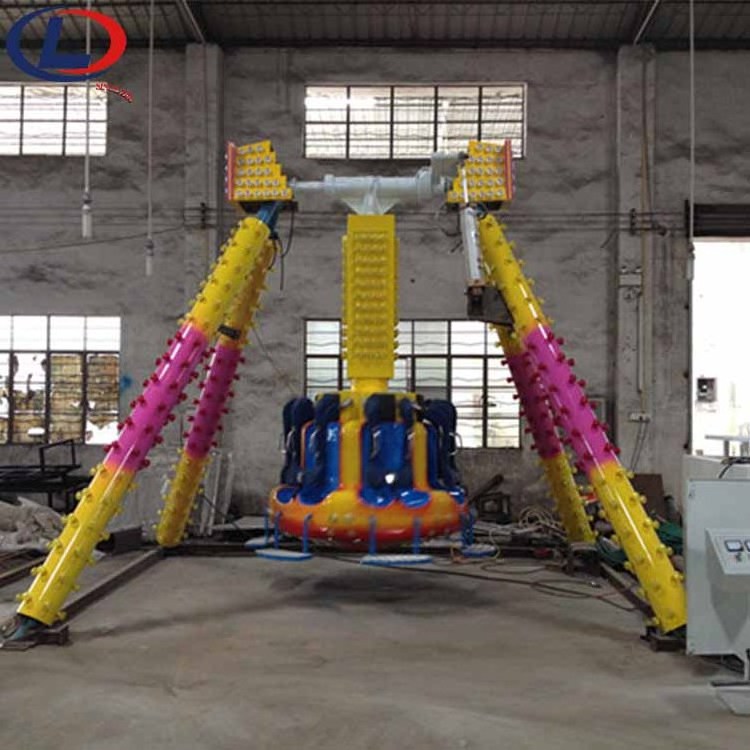 Fun Park Game Machine Amusement Kids Rides 6 Seats Mini Small Swing Pendulum Hammer Rides for Sale