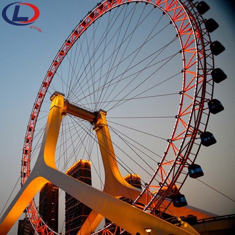 Attraction Hot Sale Customized Amusement Luna Park Rides Large High Big Ferris Wheel Rides Price for sale