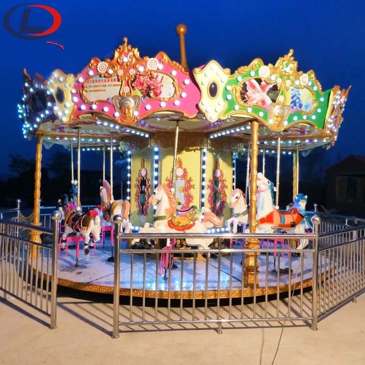 Indoor Backyard Miniature Mini Kiddie Kids Merry Go Round Carousel Rides for sale