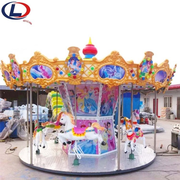 Indoor Backyard Miniature Mini Kiddie Kids Merry Go Round Carousel Rides for sale