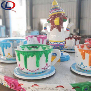 Carnival Rides Amusement Park Trailer Mounted Mobile Portable Coffee Cup And Saucer Tea Cup Rides On Trailer