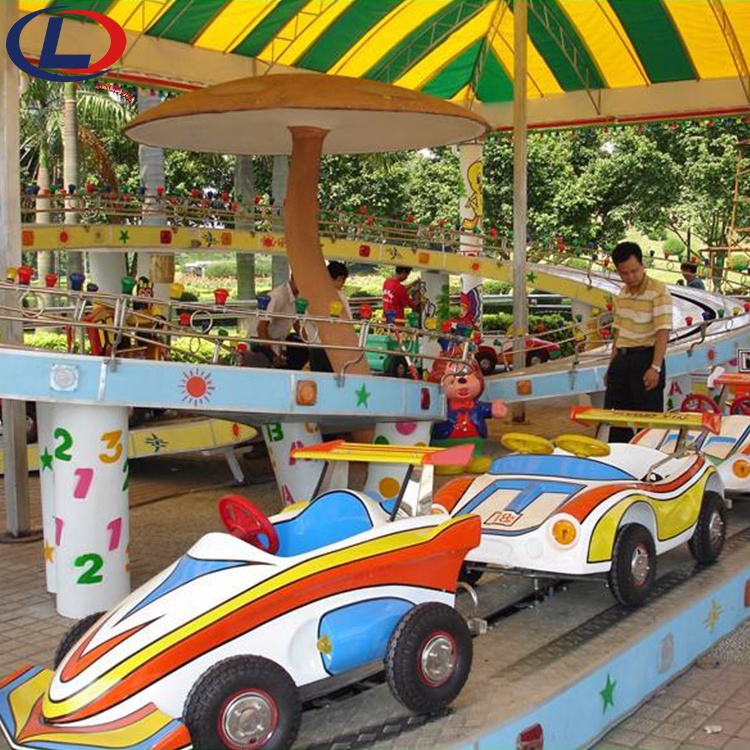 New Kids Rides Amusement Park Mini Shuttle Train Rides Convoy Express Speedway Rides for Sale