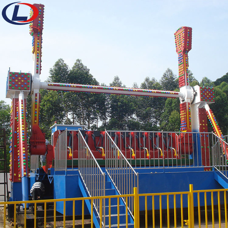 China Supplier 360 Degree Manege Attraction Amusement Rides Top Spin Rides Space Travel Hurricane Rides