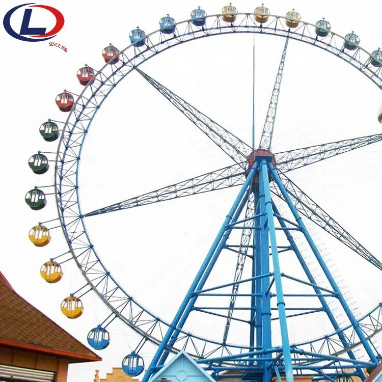 Full Size 20m 30m 42m 50m Amusement Park Rides Large Beautiful Electric Ferris Wheel for sale