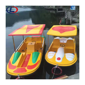 Factory Promotion Water Play Equipment Aqua Bike Engine Electric Boat Pedal Boat For Sale