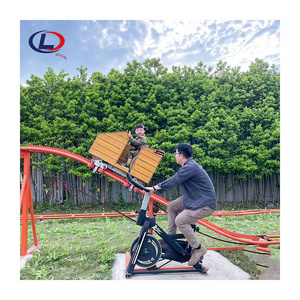 Unpowered Sports Entertainment Parent-Child Interactive Games Bicyclists Pedal Roller Coaster Children's Playground Equipment