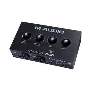 M-AUDIO M-Track DUO Recording Studio 2 In 2 Out Audio Interface Professional Arrangement Recording Sound Card