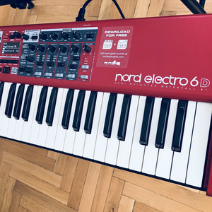 NORD Electro 6D 61 key synthesizer compose music for stage electric piano performance keyboard