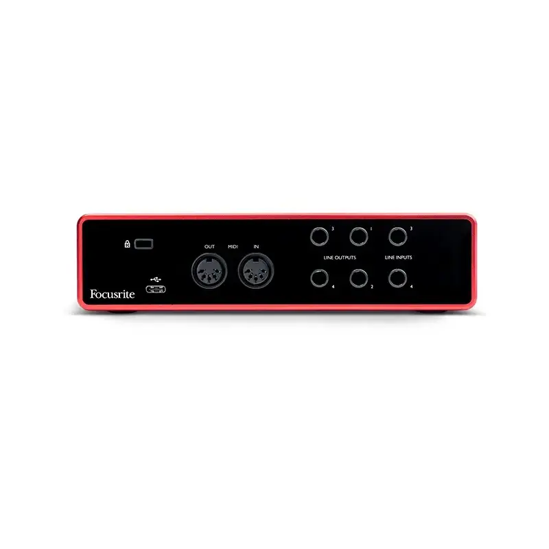 Focusrite Scarlett 4i4 3rd Gen Recording Sound Card 4 in4 Out USB Audio Interface Recording Guitar Bass Sound Card