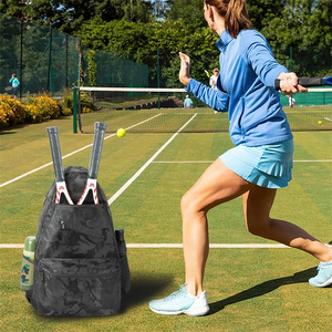 Customized Affordable Factory Direct Sale Cheap Compound Camouflage Printed Dual Rackets Portable Tennis Bag