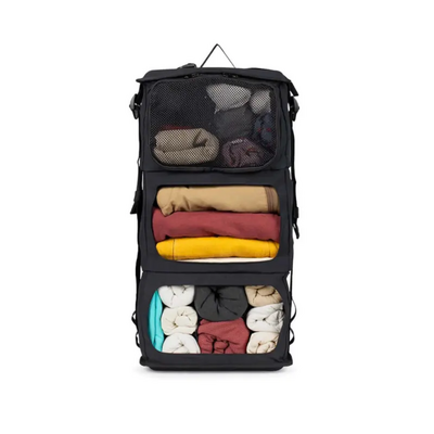 Travel Clothes Storage Bag Shelves Breathable Closet Hanging Organizer Foldable Wardrobe Hanging Bag