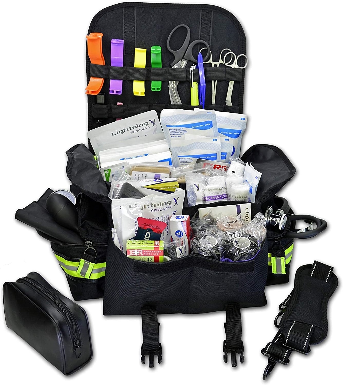 Wholesale Customized Small First Responder EMT EMS Trauma Bag First Aid Fill Kit