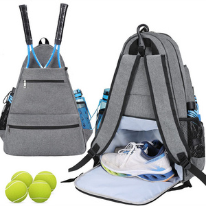 Sports Carrying Tennis Backpack Large Tennis Bags for Women and Men