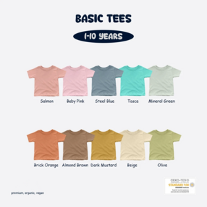 Custom Baby Clothes Unisex Toddler Clothing Kids Bamboo Shirt Solid Oversized Tshirt Baby Boys and Girls' Bamboo T Shirt