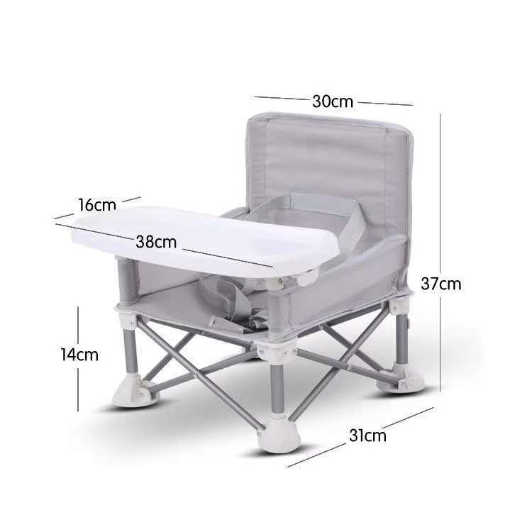 Popular Baby Eat High Chairs Baby Feeding Table And Chair Portable Kids Booster Seat With Tray Camping