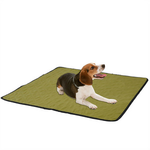 Reusable Pet Urine Pad Washable Dog Cat Diaper Mat 3 Layer Absorbent Dogs Diapers Pads Bone Print For Sofa Bed Floor