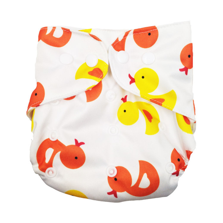 Waterproof baby Cloth Washable Diapers Reusable Adjustable Snap Nappies Customized Position Baby Cloth Diapers