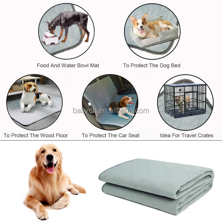 Washable Pet Dog Pee Pads Dog Diaper Mat Urine Absorbent Environment Protect Waterproof Reusable Pet Products Training Puppy Pad