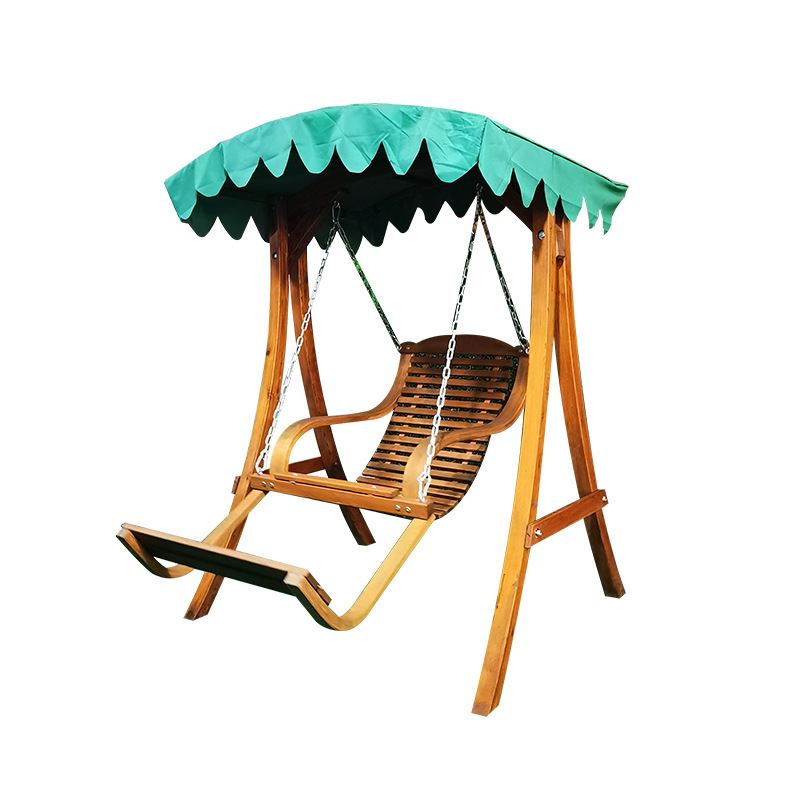 Eco Friendly Outdoor Wooden Garden Swing For Adult