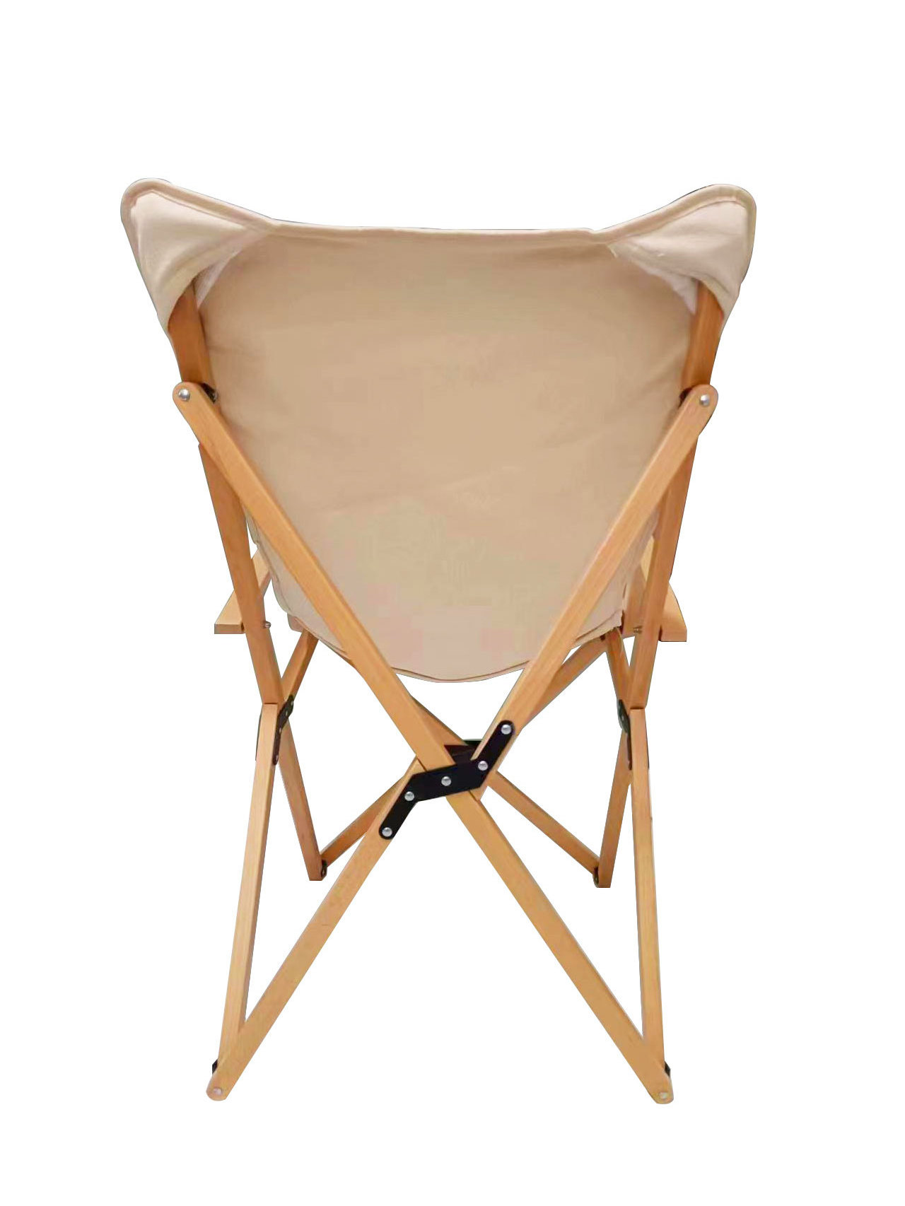 Outdoor Camping Chair in Bag Luxury Foldable Wood Camping Chair with Carry Bag