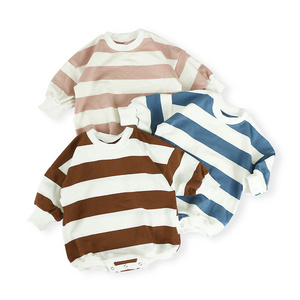 Custom Printing Newborn Baby Rompers Baby stripe cotton Polyester Clothes Sublimation Baby Onesie