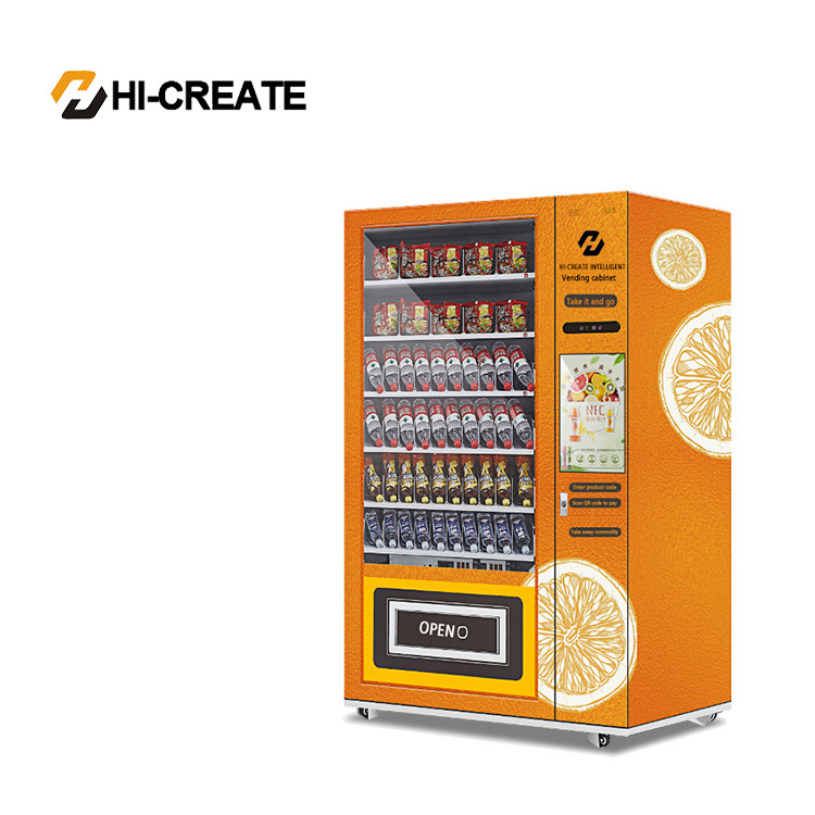 automatic combo sprite and cookies vending machine with coin acceptor