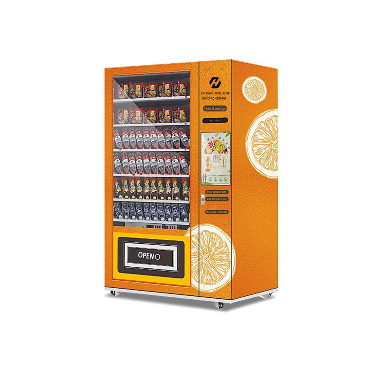 automatic combo sprite and cookies vending machine with coin acceptor