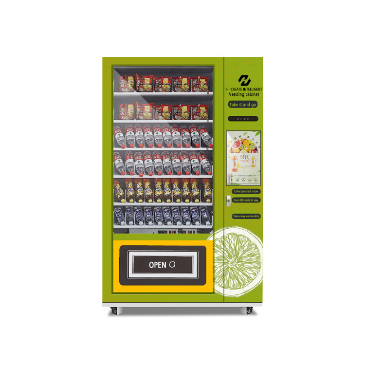 automatic combo sprite and cookies vending machine with coin acceptor