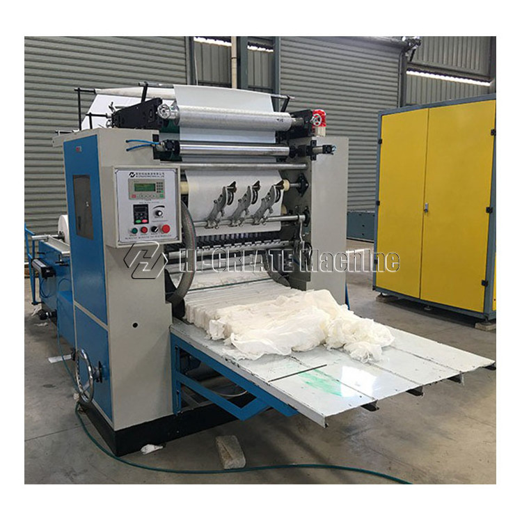 Non-woven Fabric Towel Rolling Disposable Face Clean Towel Tissue Machine