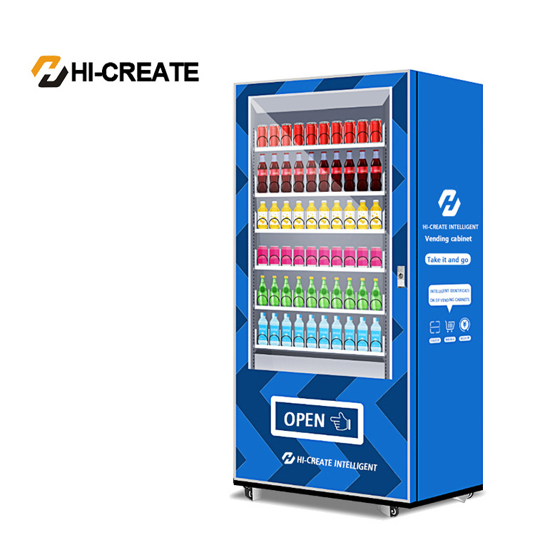 Vending machine for foods and drinks