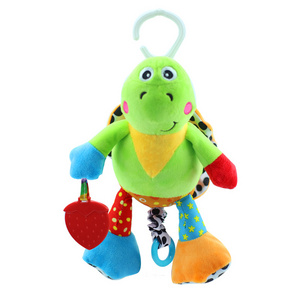 Babyfans  turtle plush animal toy soft toy hanging musical toys for babies