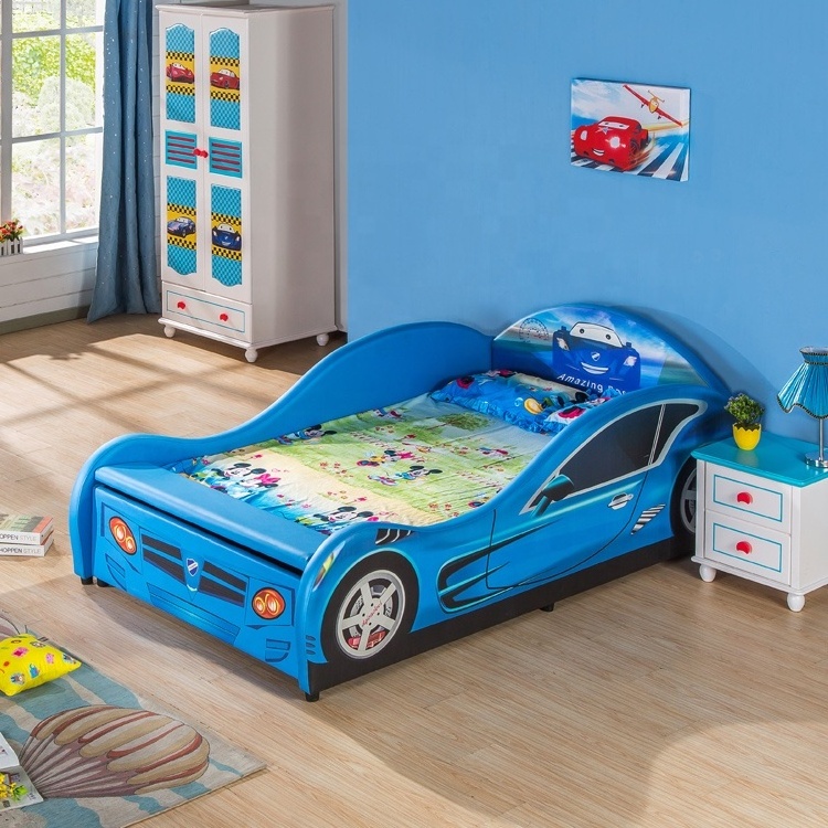 Kids car bed cute custom cool design bedroom kids room kindergarten kids bed