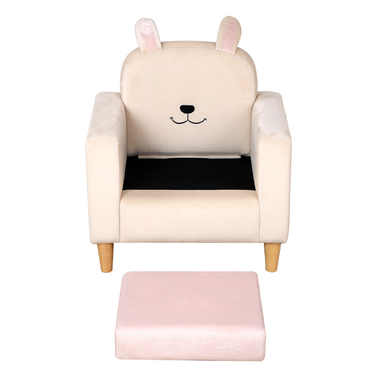 new design soft fabric kids sofa chair