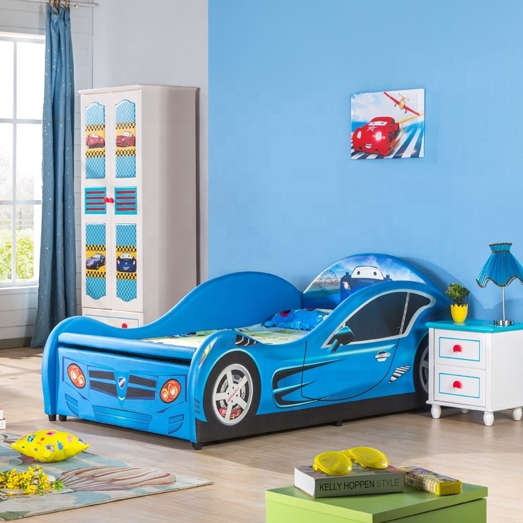 Kids car bed cute custom cool design bedroom kids room kindergarten kids bed