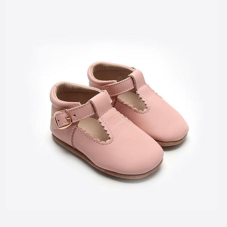 Factory New Designers Girl Kids Baby Leather T Bar Shoes Newborn Toddler Shoes Soft Sole Walking Infant Shoes