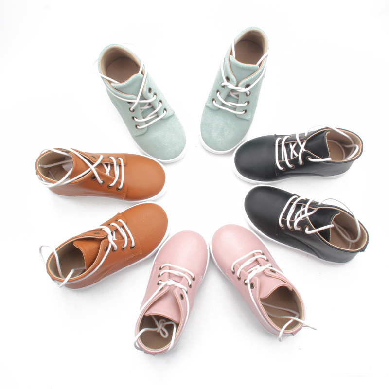 Wholesale Soft  Leather Boys Kids Shoes Children Shoes In Bulk