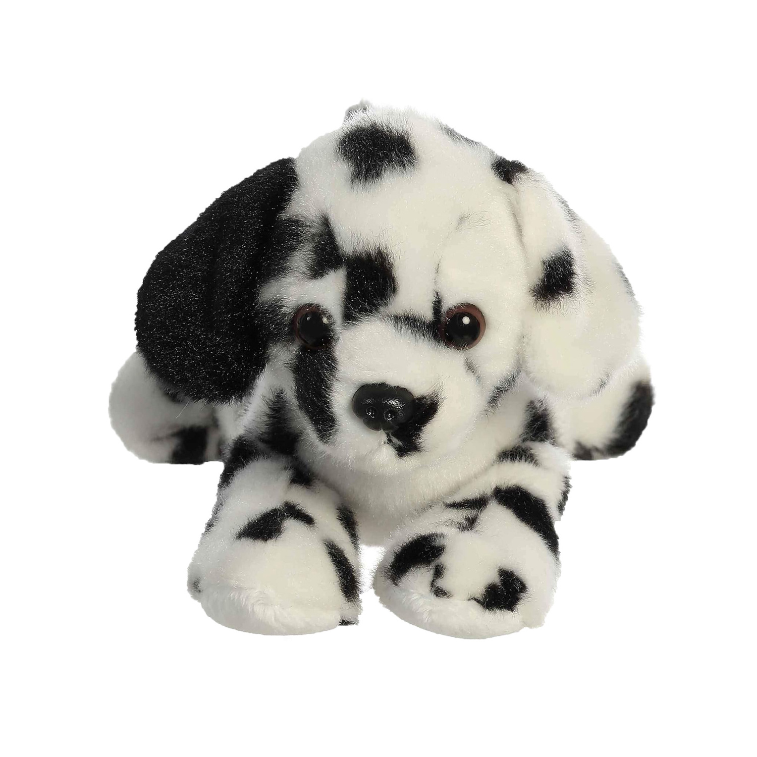 Custom Pattern Branded Logo Dalmatians Dog Stuffed Animal Toy Realistic Plush Dog Spotted Puppy Soft Cuddly Animal Holiday Doll