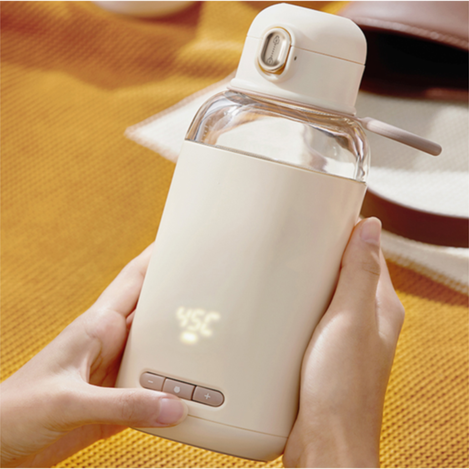 Temperature Control Usb Portable Baby Milk Warmer Water heater Baby Formula milk Heating Kettle