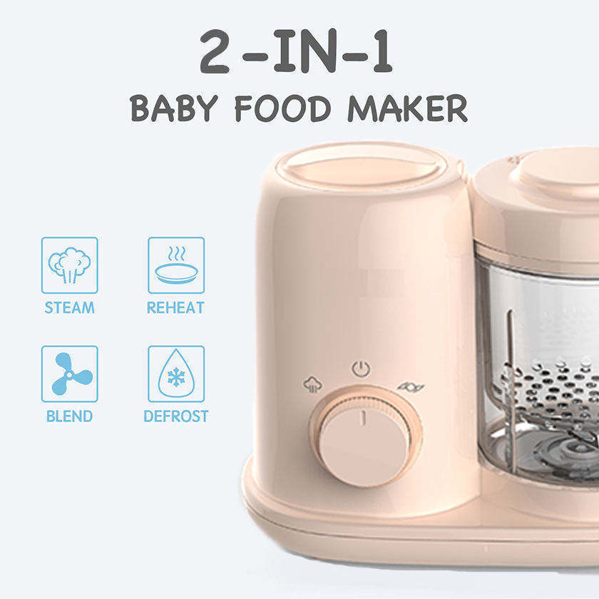 Automatic Digital 1200Ml Baby Food Blender Maker Chopping Grinding Mixing Baby Food Processor