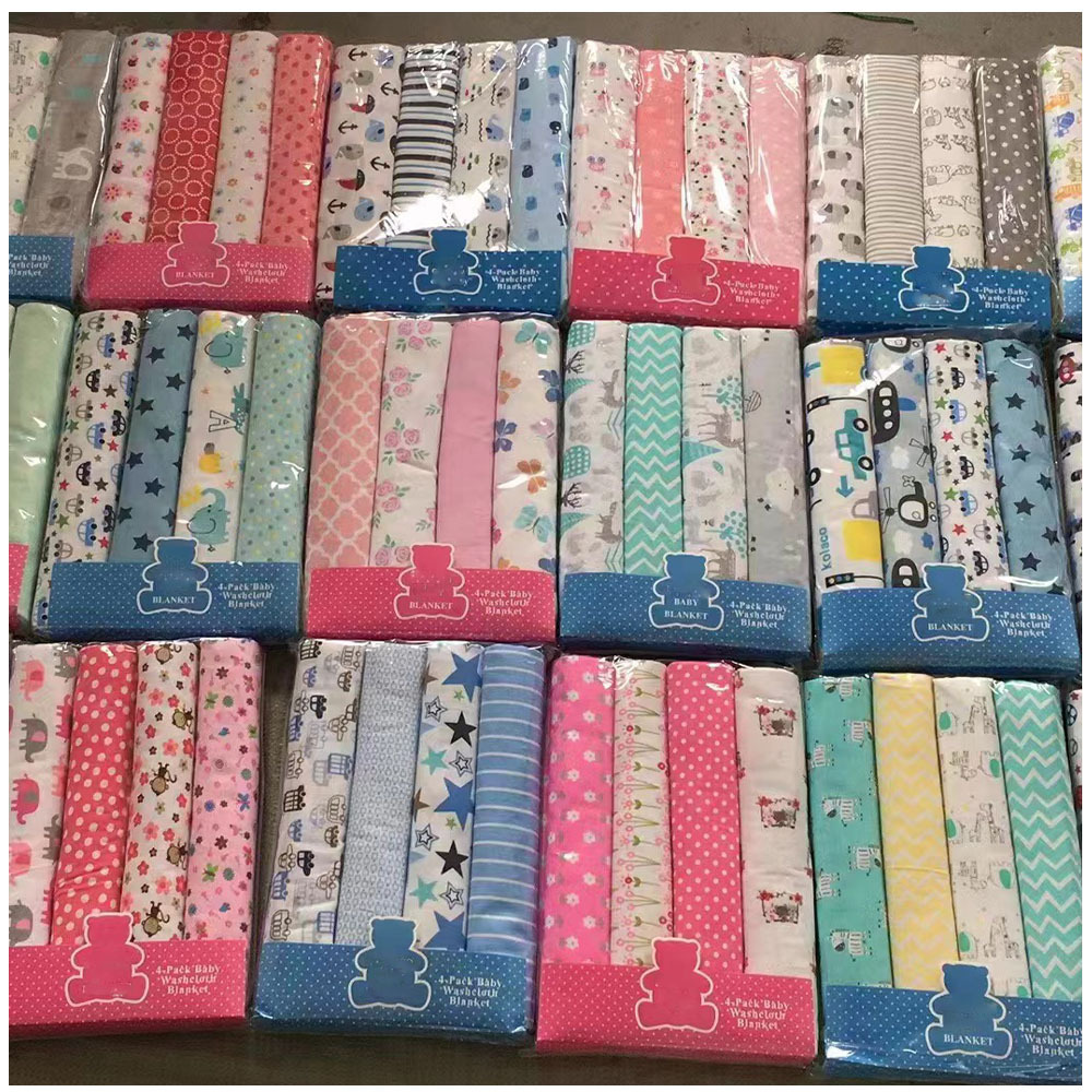 Baby Washcloth Organic Cotton Newborn Quilt Baby Swaddle Blanket 39*59 Inch Bedding For Baby Receiver Blankets