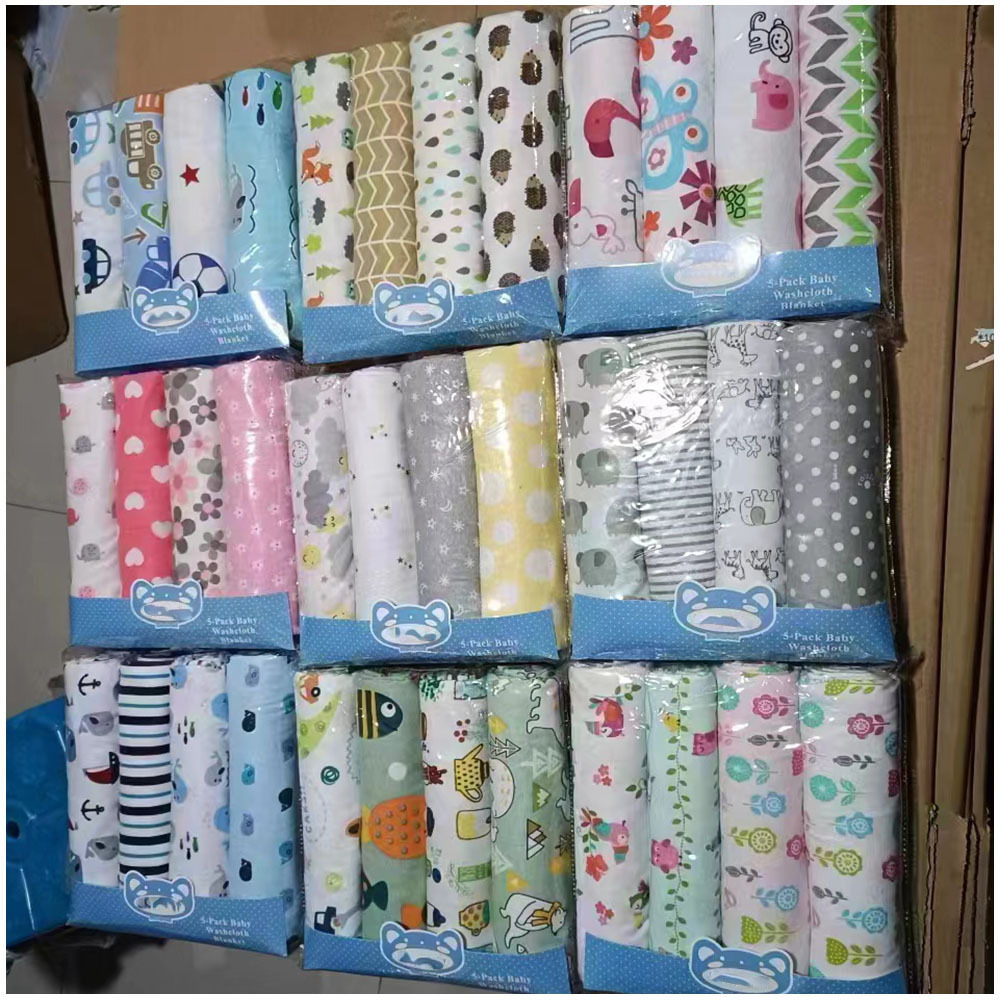 Baby Washcloth Organic Cotton Newborn Quilt Baby Swaddle Blanket 39*59 Inch Bedding For Baby Receiver Blankets